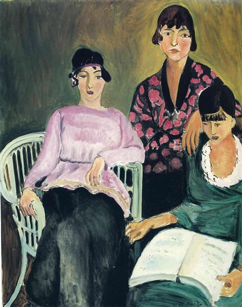 Three Sisters, 1917 - 馬蒂斯