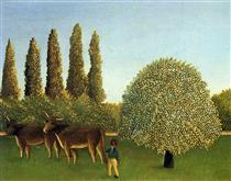 In the Fields - Henri Rousseau