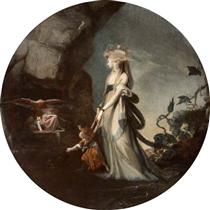 Mamillius Conjuring up Sprites and Goblins for His Mother, Hermione - Henry Fuseli