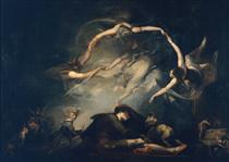 The Shepherd's Dream, from 'Paradise Lost' - Henry Fuseli