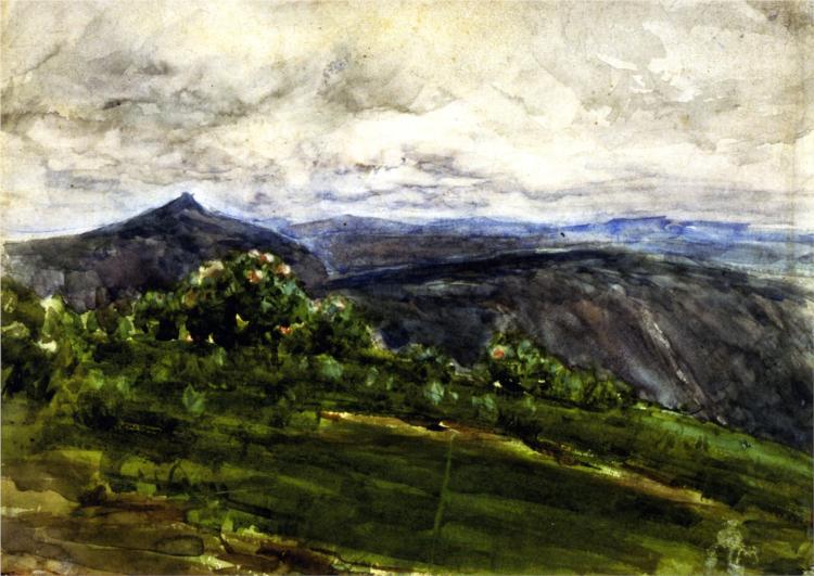 Mountain Landscape, Highlands, North Carolina, 1889 - Генрі Осава Танер