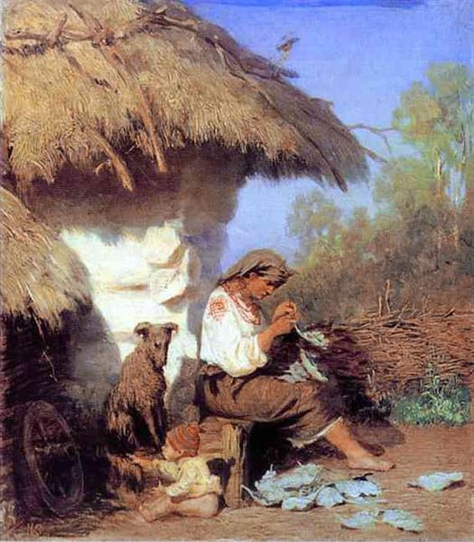 Country Idyll, c.1886 - Генрих Семирадский