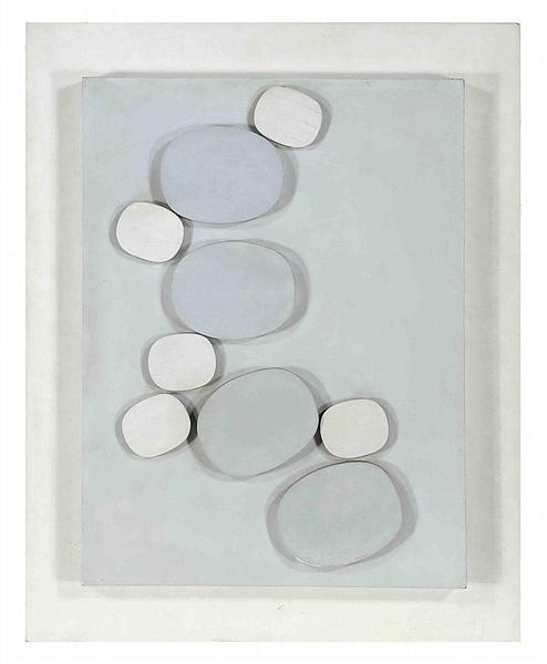 Grey-White Relief #2, 1962 - Henryk Stazewski