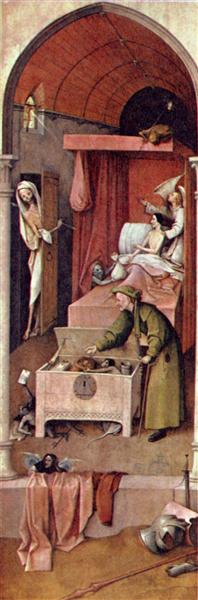 Death and the Miser, c.1494 - 1516 - Hieronymus Bosch