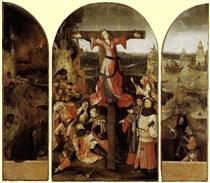 Die Kreuzigung der heiligen Julia - Hieronymus Bosch