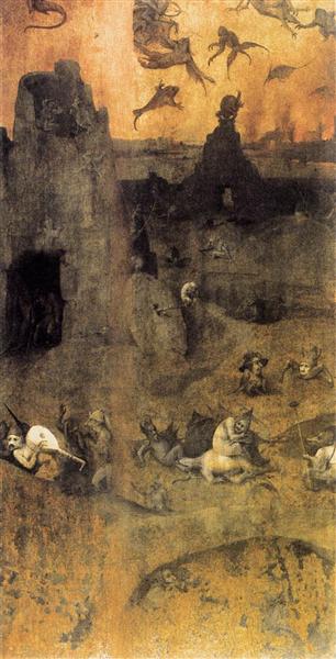 Падіння повсталих янголів, 1500 - 1504 - Ієронімус Босх