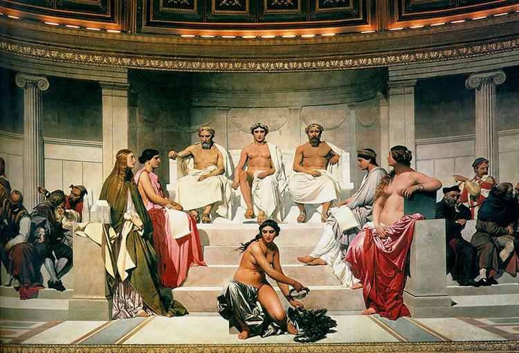 Hémicycle (central section), 1842 - Paul Delaroche