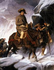Napoleon crossing the Alps - 德拉羅什