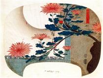 Chrysanthemums - Hiroshige
