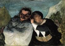 Crispin and Scapin - Honore Daumier