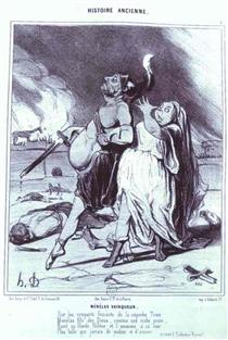 Menelas the Victor - Honoré Daumier