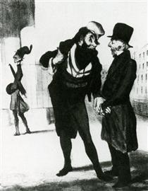 Robert Macaire Business Men - Honore Daumier