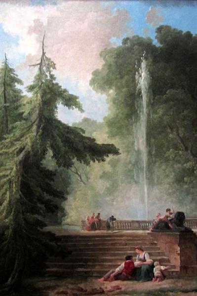 Le Jet d'eau, 1794 - Hubert Robert