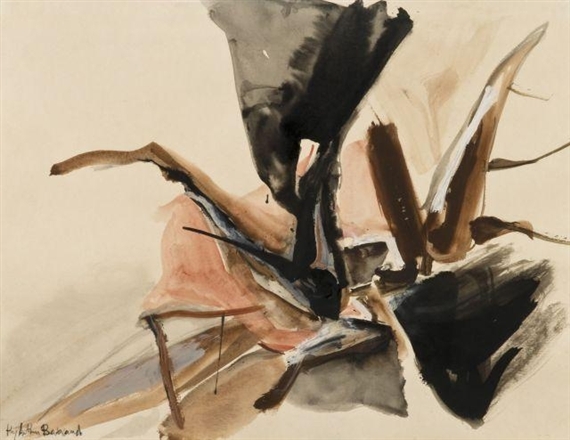 Composition abstraite, 1962 - Huguette Arthur Bertrand