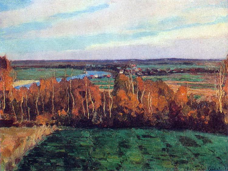 Долина Москвы-реки. Осенние дни, 1922 - Игорь Грабарь