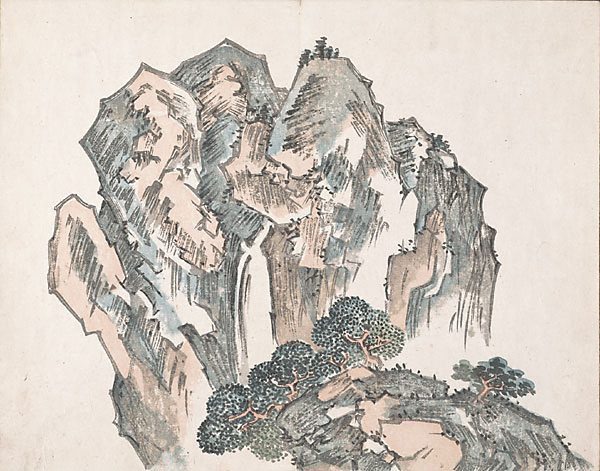 Untitled (Mountains) - Ike no Taiga
