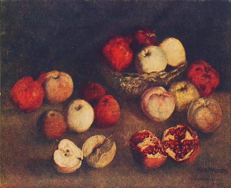 Apples and pomegranates, 1939 - Ilia Machkov