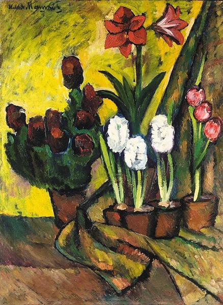 Still Life with Flowers, 1912 - Ilja Iwanowitsch Maschkow