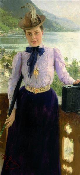 Natalia Nordmann, 1900 - Ilia Répine