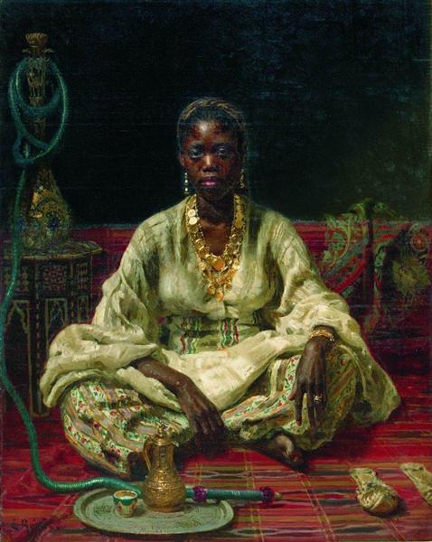 Негритянка, 1876 - Илья Репин
