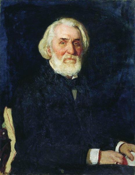 Portrait of Ivan Turgenev, 1879 - 列賓