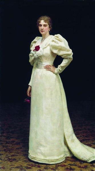 Portrait of L.P. Steinheil, 1895 - Ілля Рєпін
