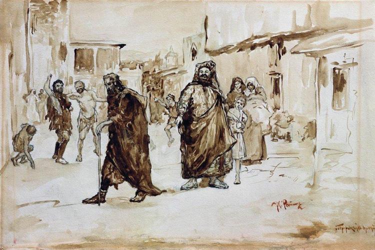Prophet, 1890 - Iliá Repin