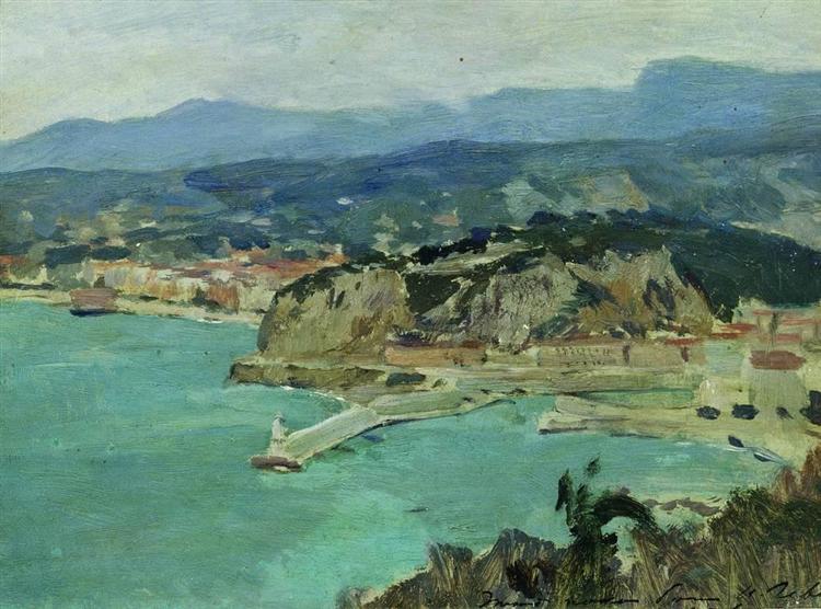 At the lake Como. Italy., 1894 - Isaak Iljitsch Lewitan