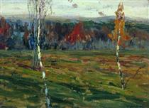 Autumn. Birches. - Isaac Levitan