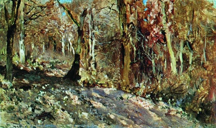 Осенний лес, 1886 - Исаак Левитан