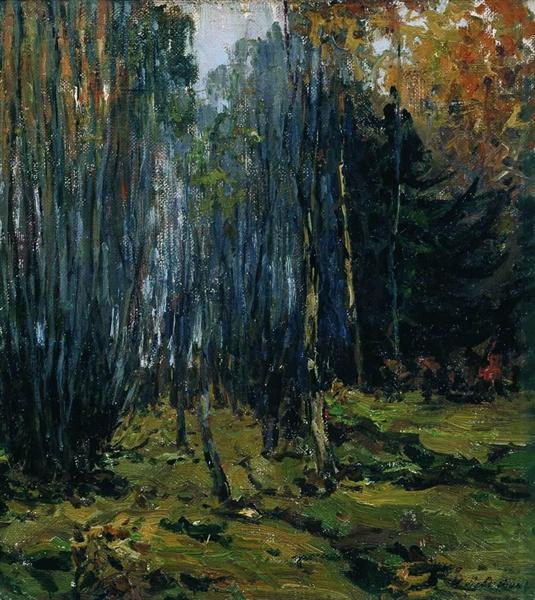 Autumn forest, 1899 - Isaak Iljitsch Lewitan