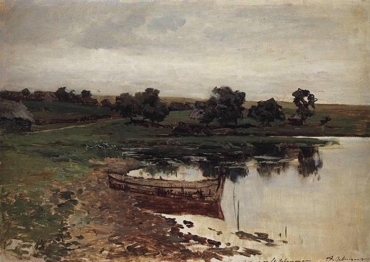 By the Riverside., c.1885 - Isaak Iljitsch Lewitan