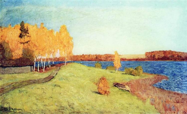 Golden autumn, 1896 - Isaac Levitan