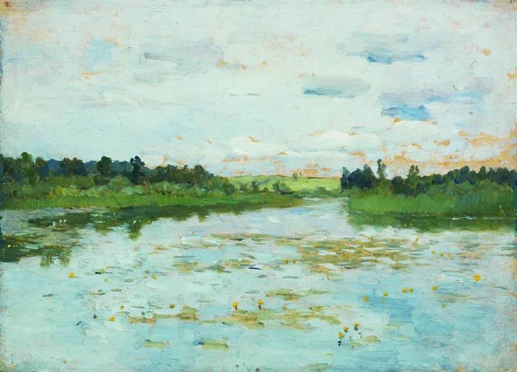 Lake, 1895 - 艾萨克·伊里奇·列维坦
