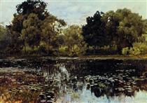 Overgrown Pond - Ісак Левітан