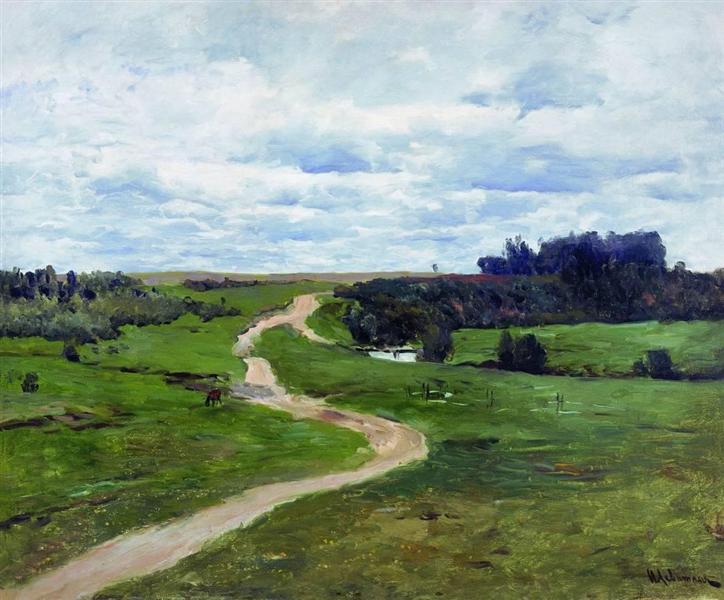 Road, 1898 - 艾萨克·伊里奇·列维坦