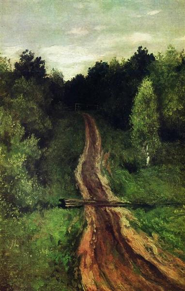 Road, 1899 - Ісак Левітан
