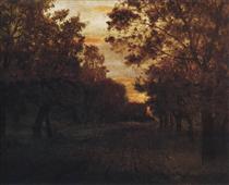 Road in a Wood - Isaac Levitan