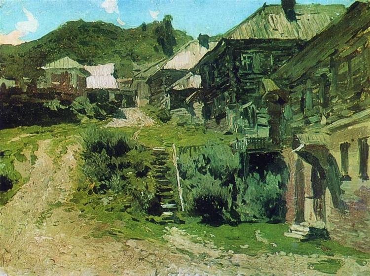 Уголок в Плёсе, 1888 - Исаак Левитан