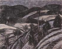 Winter landscape - István Nagy