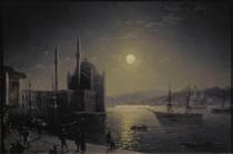 Clair de lune sur le Bosphore - Ivan Aïvazovski