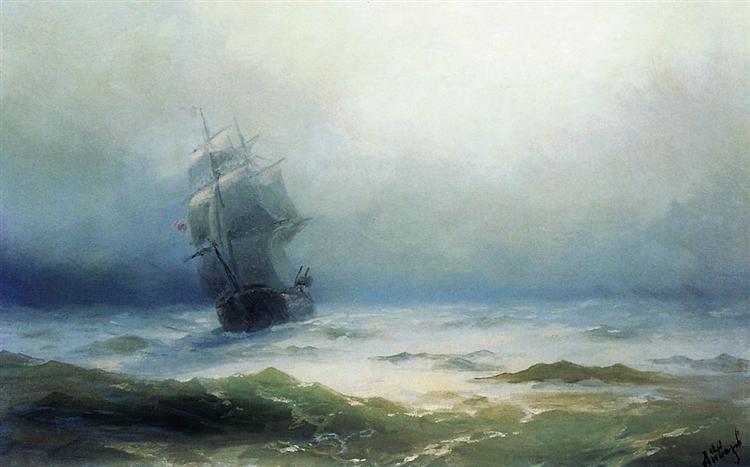 The Tempest, 1899 - Ivan Aïvazovski