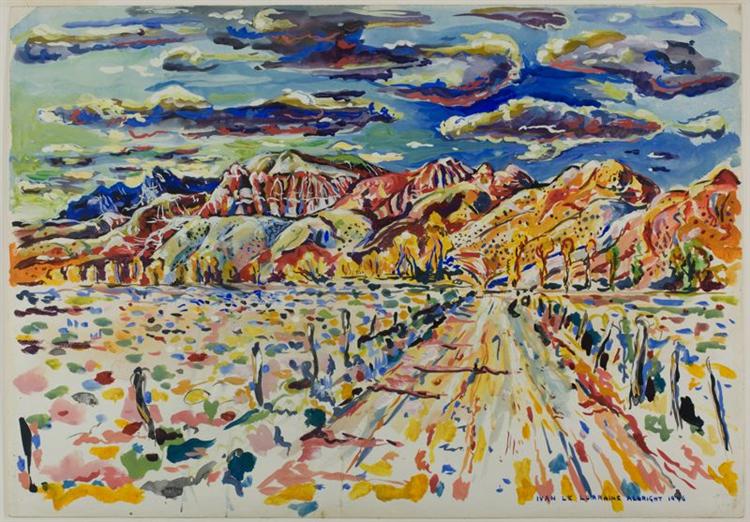 Ranch Wyoming, 1946 - Ivan Albright