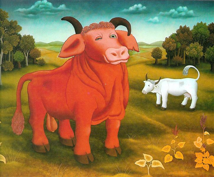 The red bull, 1972 - Іван Генералич