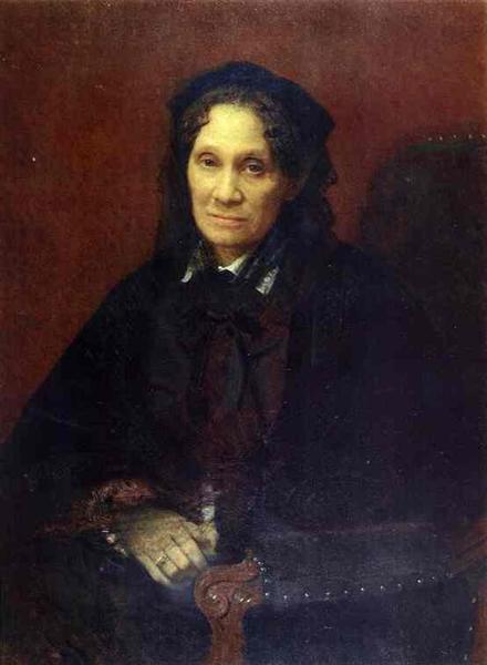 Portrait of Ekaterina Kornilova, 1880 - Iván Kramskói