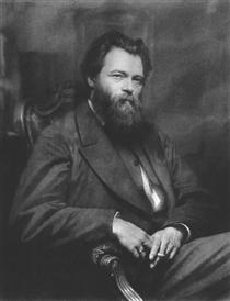 Retrato do pintor Ivan Shishkin - Ivan Kramskoy