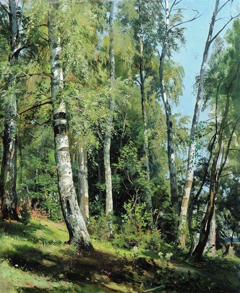 Birch Grove, 1896 - Іван Шишкін