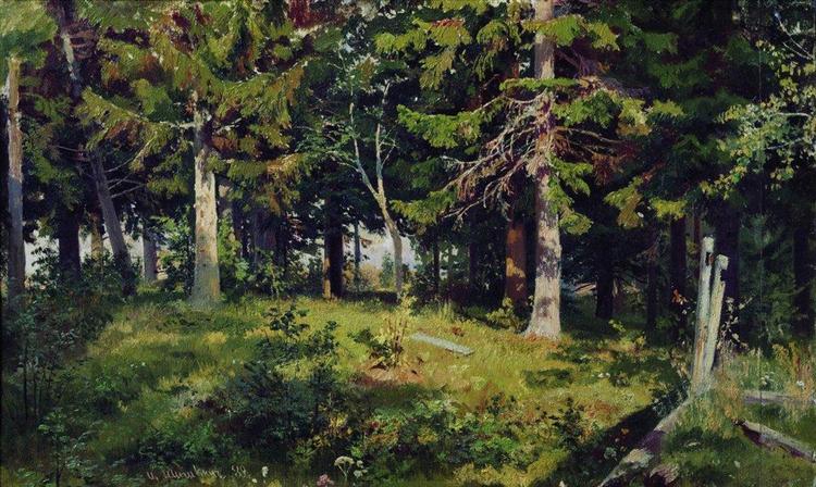 Clareira na floresta, 1889 - Ivan Shishkin