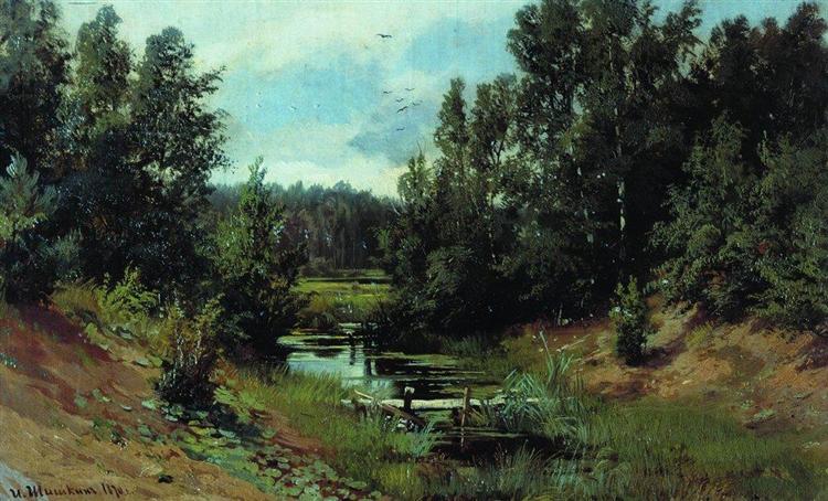 Forest Stream, 1870 - Iván Shishkin