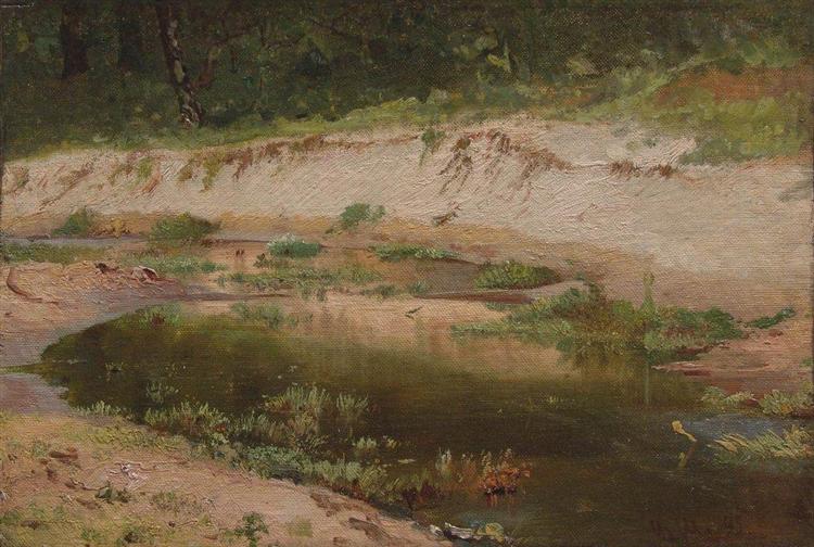 Córrego na Floresta, 1895 - Ivan Shishkin